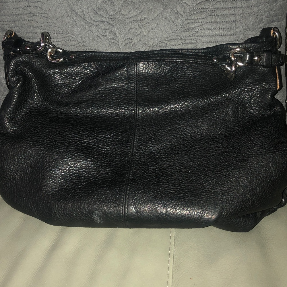 Coach Pebble Leather Shoulder Bag